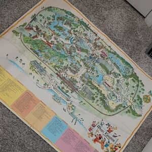 Vintage Disneyland Map
